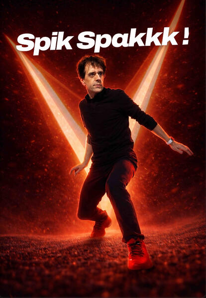 Affiche officielle du spectacle de d'imagination de Monsieur Fred, proposée aux entreprises et structures de médiathèque en Normandie