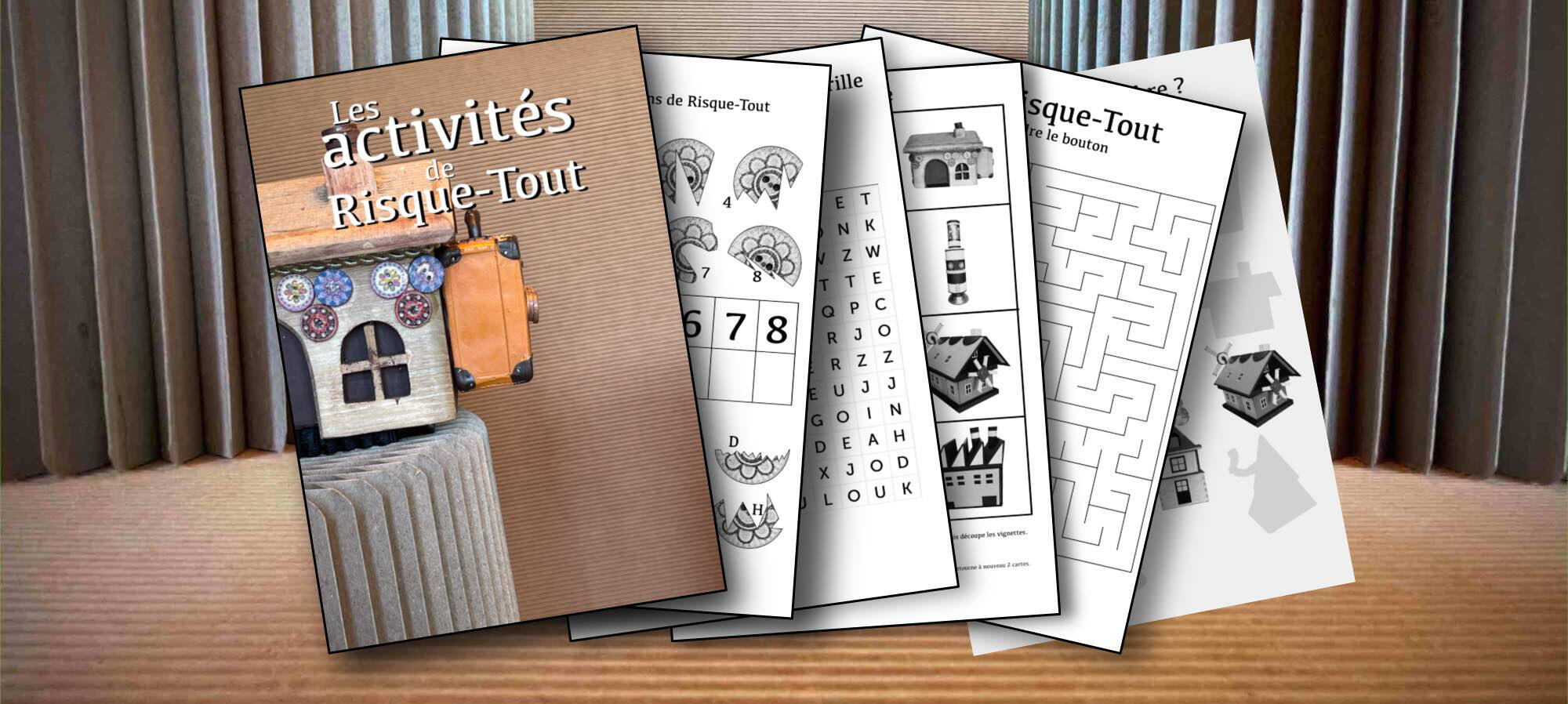 Ressource pédagogique : activité en ligne sur l’univers de Risque-Tout à faire après le spectacle.